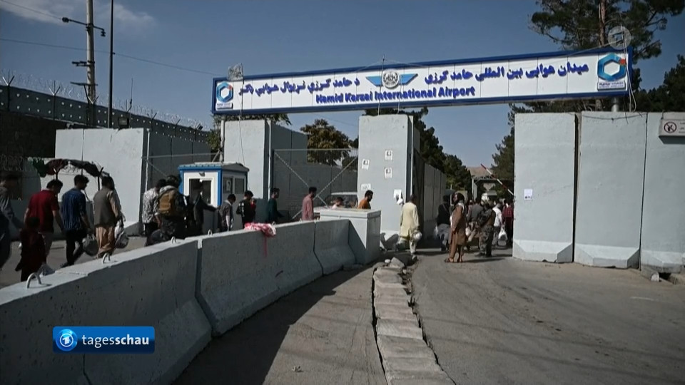 Eingang zum „Hamid Karzai International Airport“