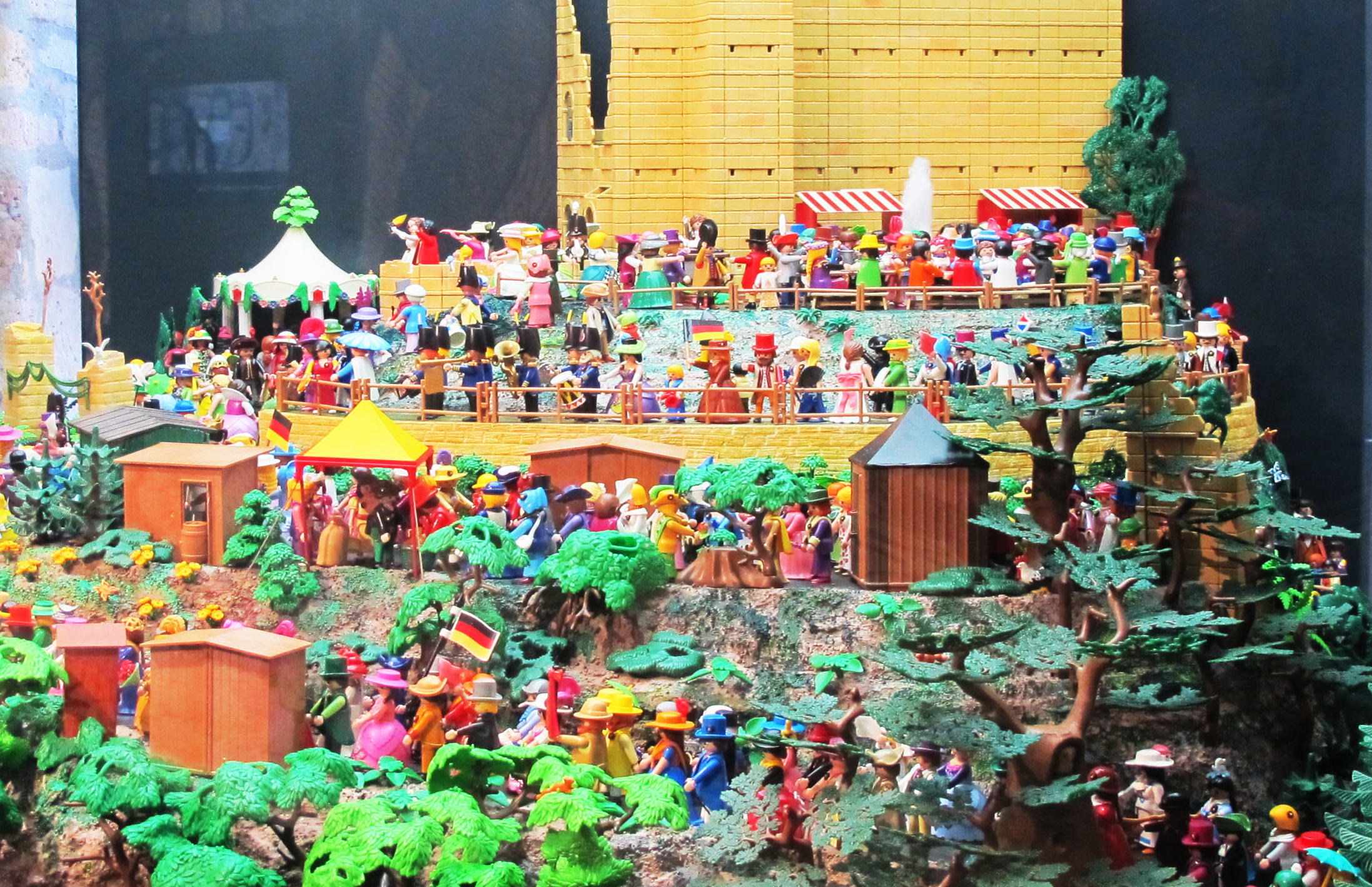 Playmobil-Diorama des Hambacher Festes